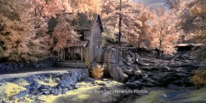 Infrared image of Gresham's Mill in Georgia at 590nm